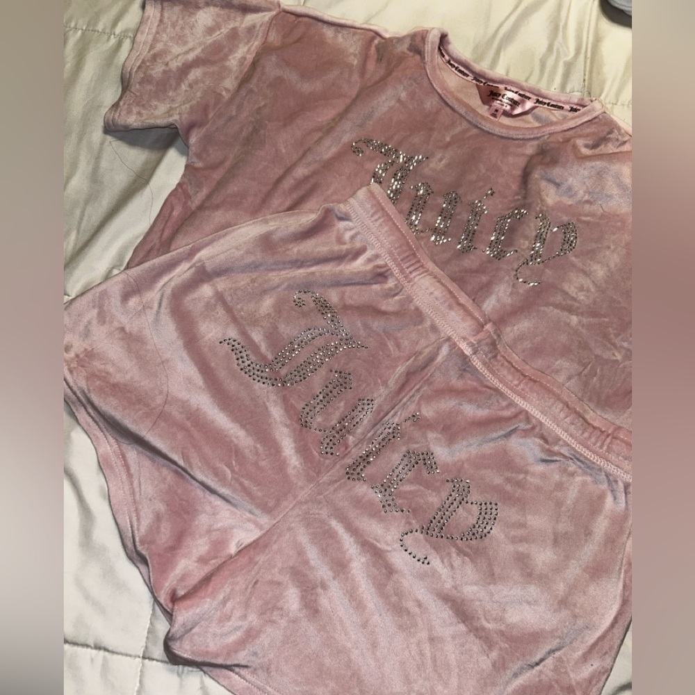 Pink juicy couture pajama set